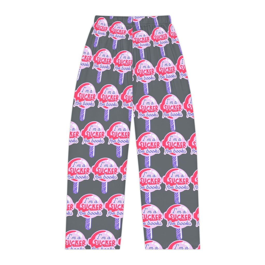 Playful Women's Pajama Pants - "I'm a Sucker for Books" Design