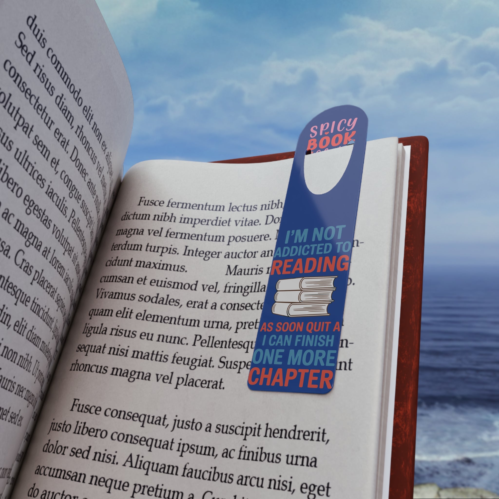Spicy Book Club Bookmark