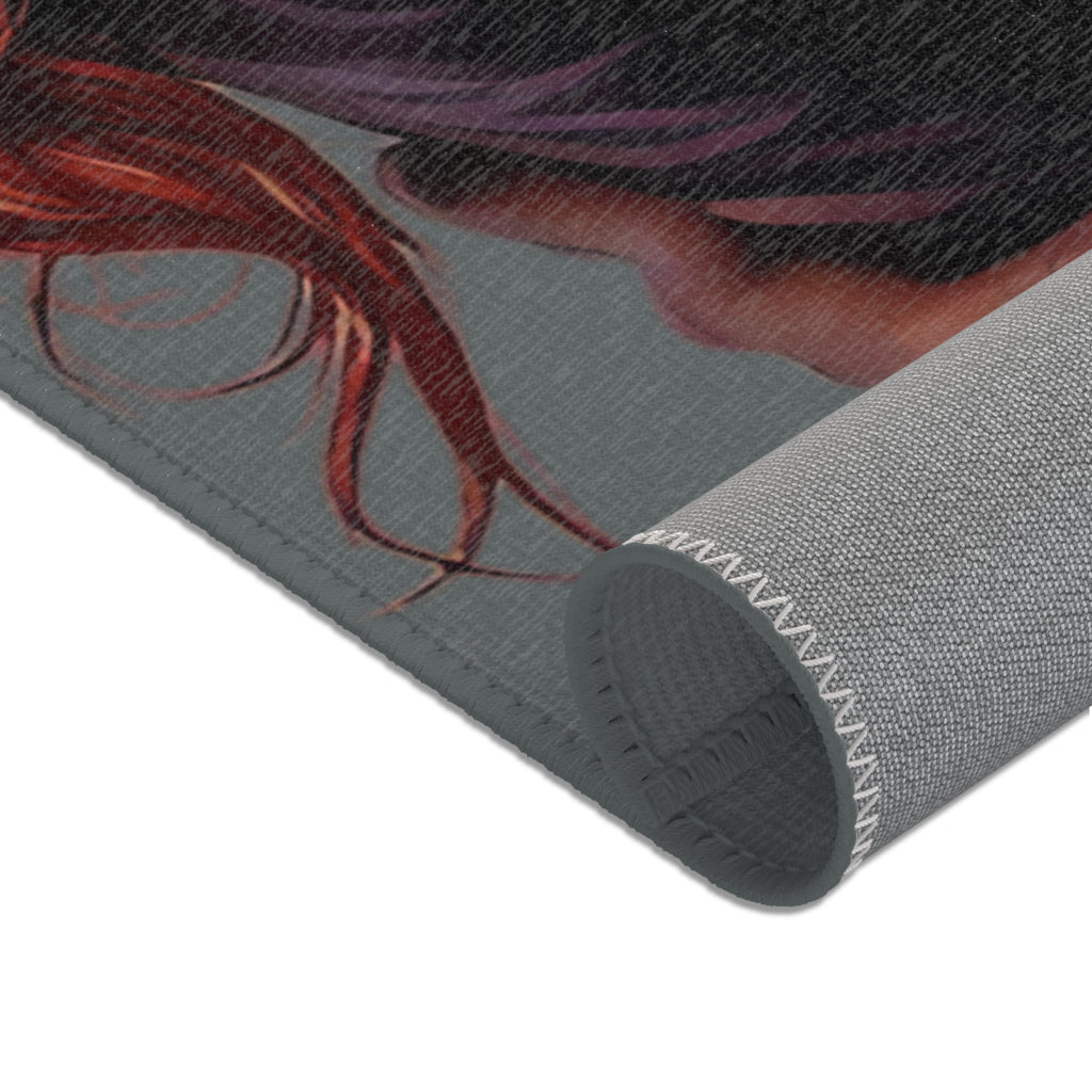 Redhead & Silver-Haired Lovers with Blue Skull Motif