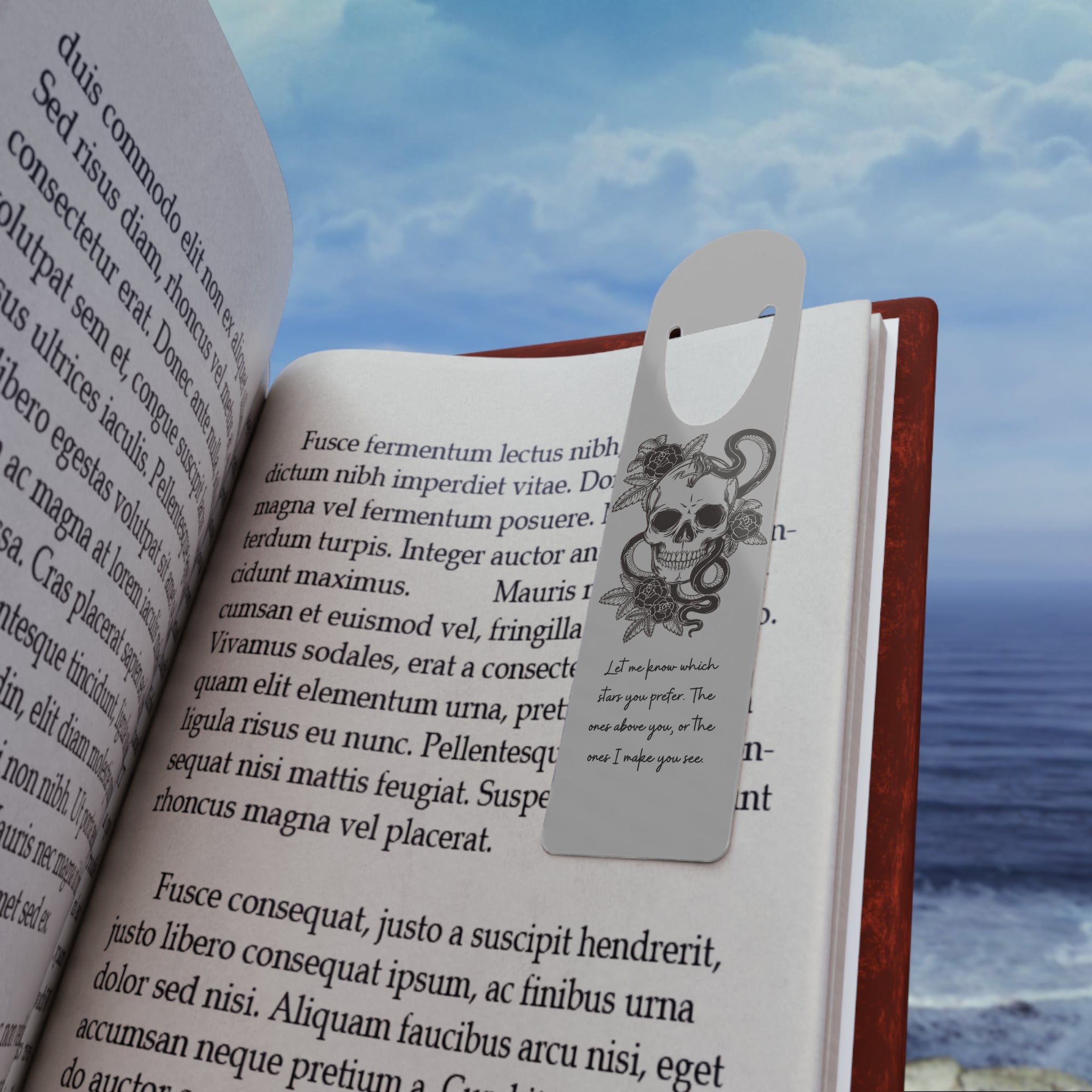 Skull & Snake Bookmark