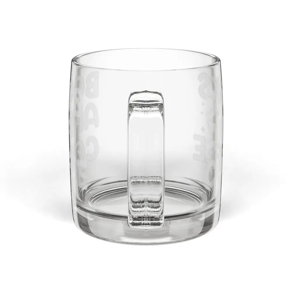 ’Books and Coffee’ 12.25oz Clear Mug - 12.25oz - Mug