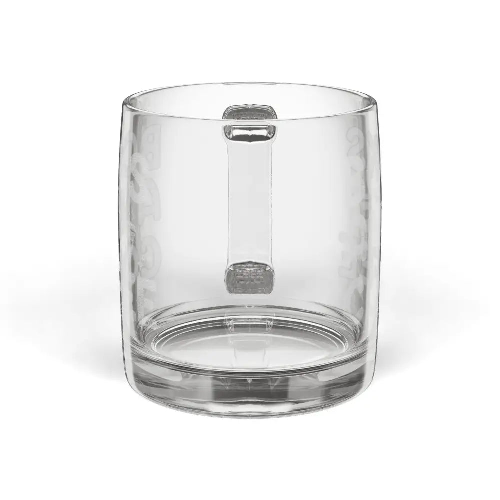 ’Books and Coffee’ 12.25oz Clear Mug - 12.25oz - Mug