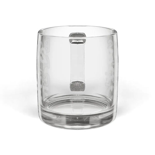 ’Books and Coffee’ 12.25oz Clear Mug - 12.25oz - Mug